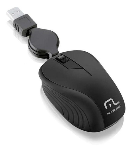 Mouse Multilaser Mo231 Retratil 1200dpi Usb