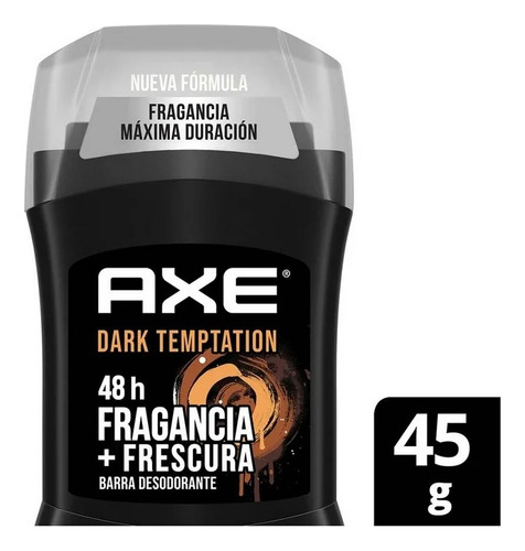 2 Pza Desodorante Axe Dark Temptation En Barra Para Caballer
