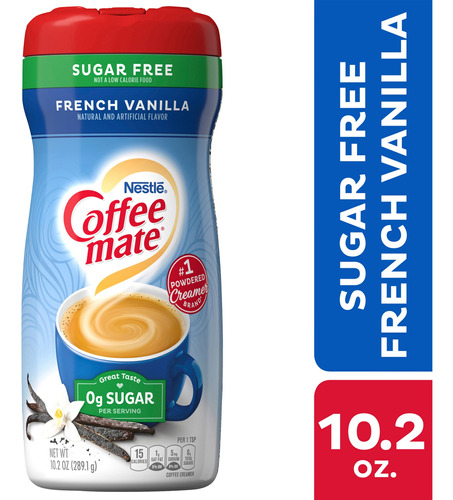 Coffee Mate Nestle Creme French Vanilla S/açúcar 140 Porções