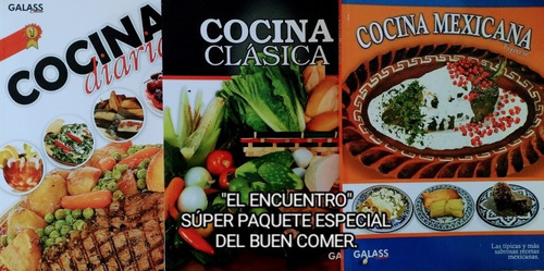 Cocina Diaria, Mexicana Y Clásica/ 3 Libros/paquete Especial