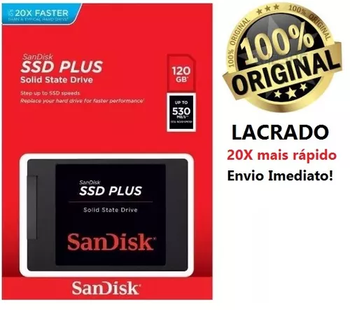 Hd Ssd Sandisk Plus 120gb 530mb/s Sata 3 G27