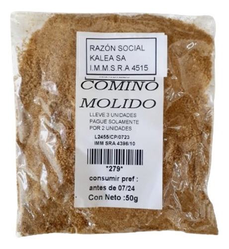 Comino Molido 50 G Lleve 3 Pague Solo Por 2 