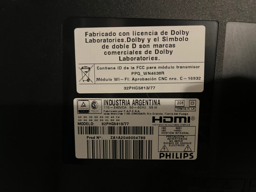 Smart Tv De 32 Philips Series 32phg5813 Con Pantalla Led Hd