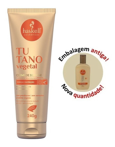 Creme De Silicone Haskell Tutano 250g Leave In Tutano Full