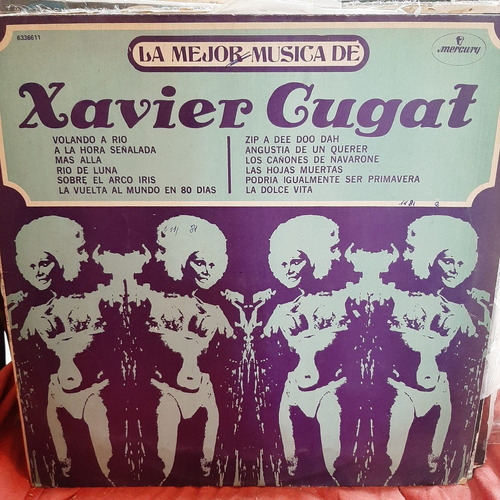 Vinilo Xavier Cugat Y Su Orquesta La Mejor Musica De O2