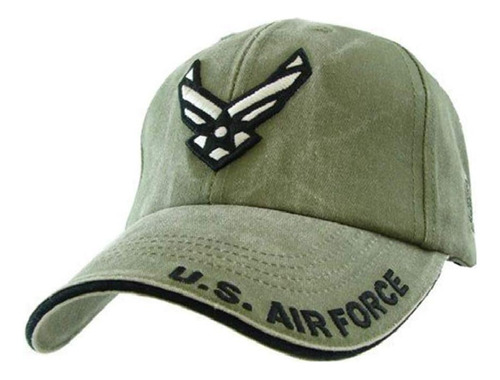 Eagle Crest U.s. Air Force Wings Logo Tonal Washed Gorra