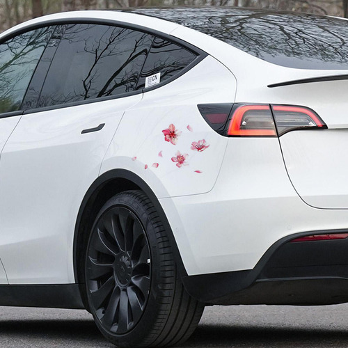 Wv Calcomanías De Flores De Cerezo Para Automóviles