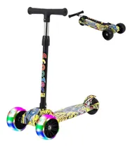 Comprar Scooter Iluminado Scooter Plegable Para Niños Scooter Graffi