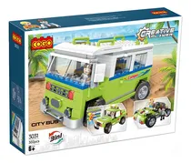 Comprar Bloques Para Armar Cogo Vehiculos 3 En 1 Camper Jeep Auto
