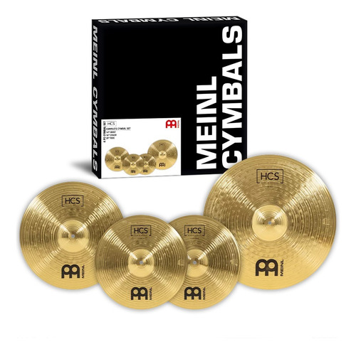 Set De Platillos Meinl Hcs141620 Hi-hat + Crash + Ride