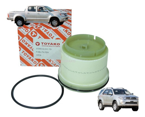 Porta Filtro Combustible Hilux 2005-2013 + Filtro De Gasoil