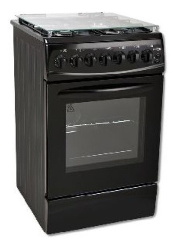 Cocina A Gas Delne Tg-5640-b Grill A Gas Luz En El Horno Color Negro Tipo de conexión Gas envasado