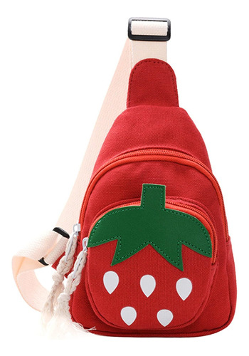 Erinaco Bolso Hombro Transparente Fruta Fresa Mochila Casual