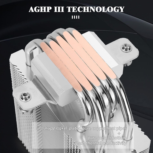 Enfriador De Aire Cpu Cpu King 120 Se De 120 Se, 5 Pipes De