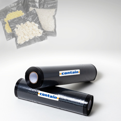 Imagen 2 de 8 de 1 Rollo Vacio Gofrado Transp-negro 20x500cms Oster Foodsaver