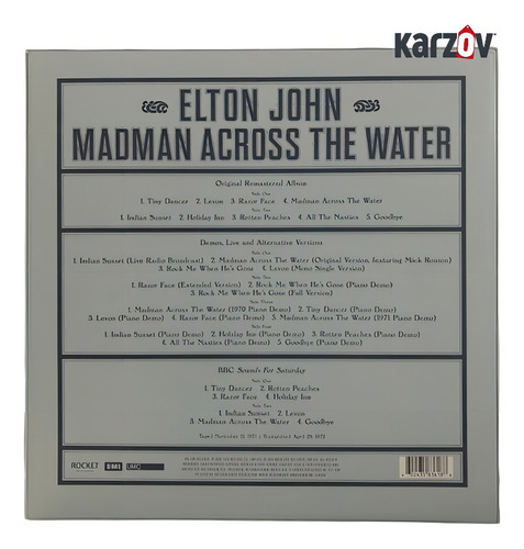 Elton John Madman Across The Water 50 Aniversary 4 Lp Vinyl