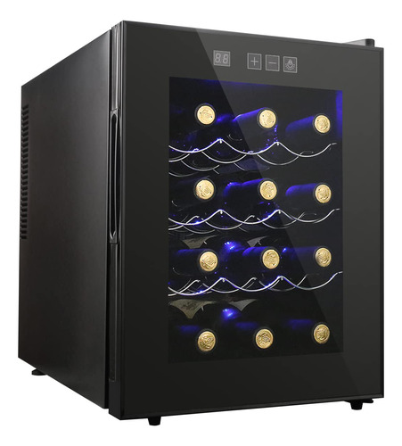 Refrigerador De Vino De 12 Botellas, Mini Refrigerador De Vi