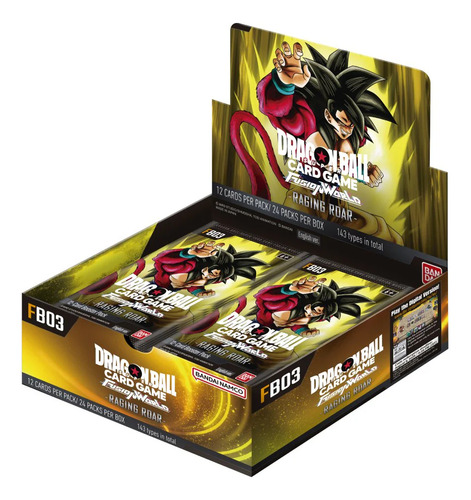 Booster Box Dragon Ball Super Card Game Fusion World Fb-03 Dragon Ball Fusion World Inglês