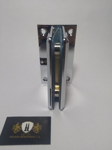 Bisagra Para Vidrio Cromada Modelo Pared A Vidrio Accesorios