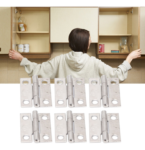 Bisagras De Acero Inoxidable, 10 Unidades, Bisagras De 2 Pcs