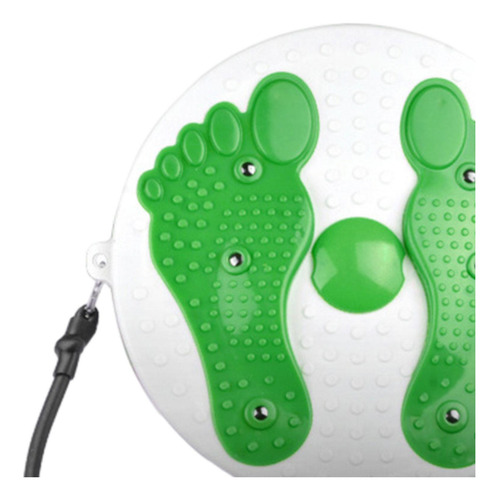 Tablero De Disco Giratorio Para Cintura, Verde Con Cuerda