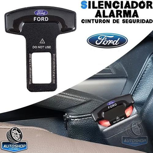 Silenciador Cinturon Seguridad Ford Autoshop Hebilla