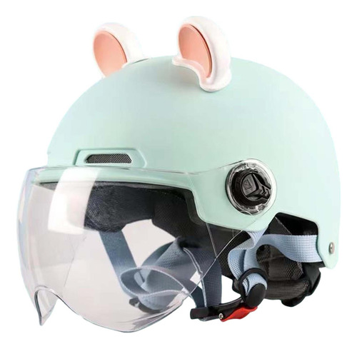 Casco Jet Medio Casco Para Motos Eléctricas Cruiser