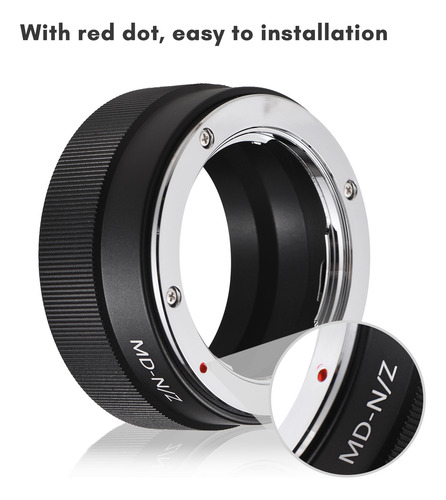 Adaptador De Lente Ring To Md Nikon Z5/z6/z7/z50 Alloy Lens