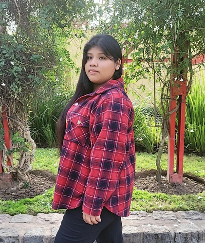 Camisa Camisaco Cuadrille Over Size Talle Grande Especial