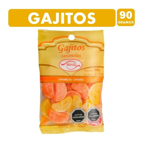 Gajitos Merello - Dulce Clásico De Infrancia(bolsa Con 90gr)