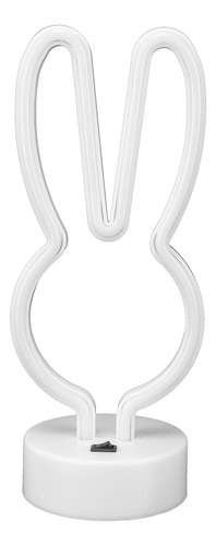 Letrero Led De Neón Neon Rabbit S Cable Usb, Letrero De Neón