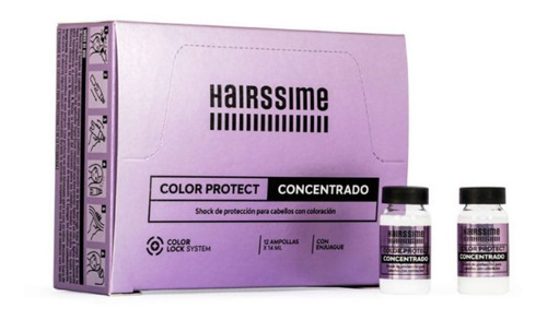 Hairssime Ampolla Color Protect Shok Concentrado X 12un