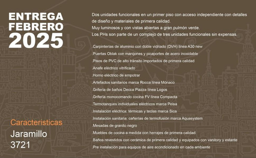 Ph En Saavedra Venta Frente Balcon
