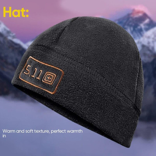 Pasamontañas Forro Polar Térmico Con Capucha Unisex Color Diseño De La Tela Talle