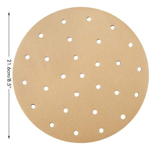 | Fryer Liners, Impermeable, Con Filtro De Papel, Redonda