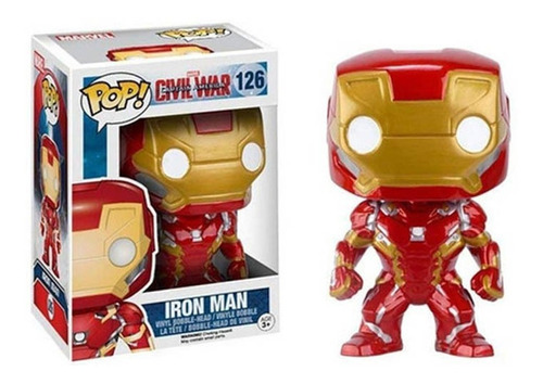 Funko Captain America Civil War Iron Man 126 Nuevo Vdgmrs
