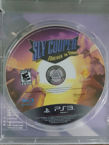 Sly Cooper: Thieves In Time Ps3 (Usado)