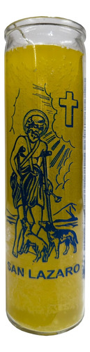 San Lázaro Genérico (saint Lazaro) Vela Devocional Amarilla