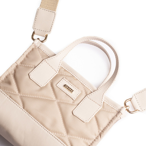 Bolsa Crossbody Dama Bolsas Mujer Impermeable Poppy Yayas Color Oat