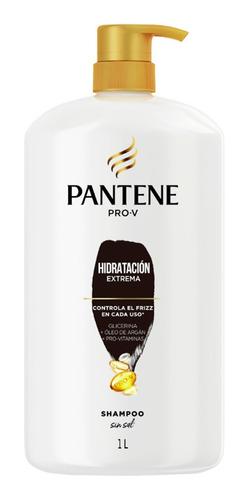 Imagen 1 de 1 de Shampoo Pantene Pro V Hidratación Extrema 1 Litro