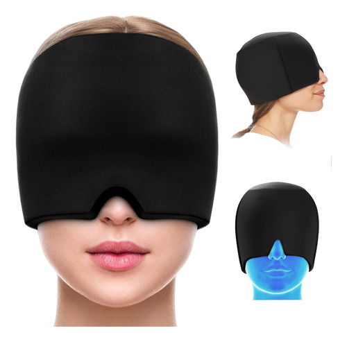 Gorro Para Migraña De Gel Con Compresión Fría Y Caliente