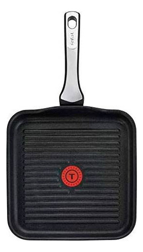 Paquete T-fal Sarten Grill + Wok Natural Force Gran Calidad Color Negro