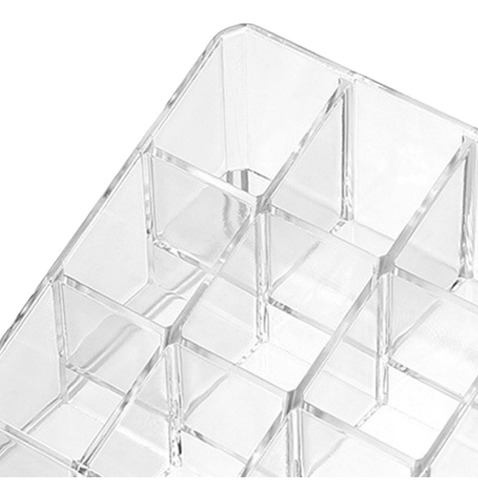 3 Organizador De Lápiz Labial Estuche Transparente Para