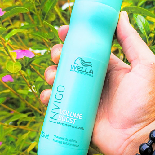 Wella Volume Boost Shampoo Finos Leveza Brilho Maciez 250ml