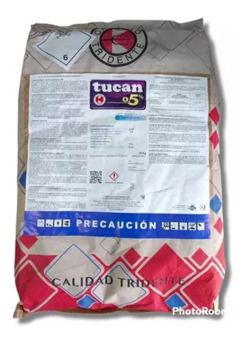 Exterminador Mata Hormigas Y Rastreros Tucan® 5 Polvo 20 Kg