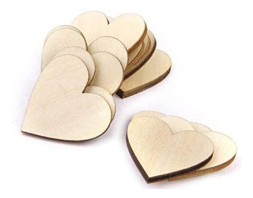 Corazon 5cm  Madera Mdf 3mm Fibrofacil Figura X 10unidades