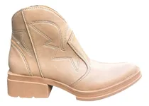 Comprar Botas Texanas Taco Negro Beige Suela Moda Mujer Cierre