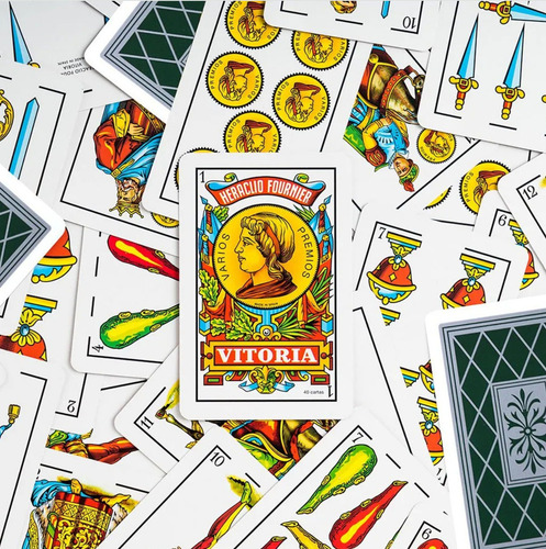 Baraja Naipe Español 40 Cartas - Caja De Plástico -fournier
