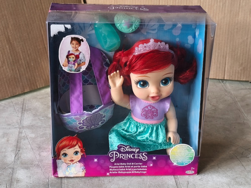 Jakks Muñeca Bebé Ariel Y Portabebes (Usado)