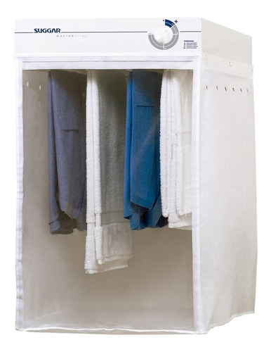 Secadora de ropa por aire caliente Suggar Master Turbo eléctrica 8kg color blanco